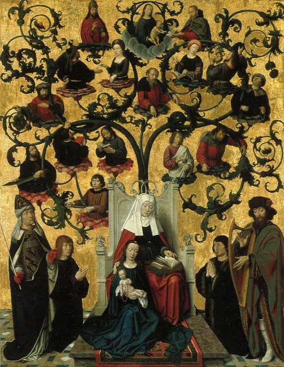 Saint Anne Family Tree a Gerard David