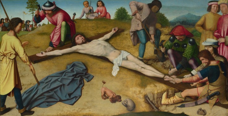 Christ Nailed to the Cross a Gerard David