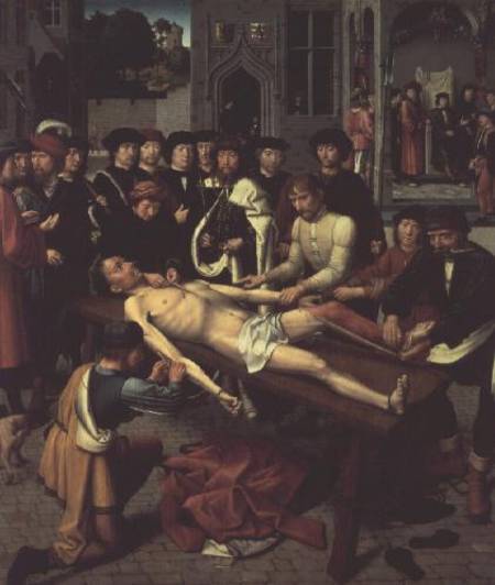 The Flaying of Sisamnes  (one of two panels a Gerard David