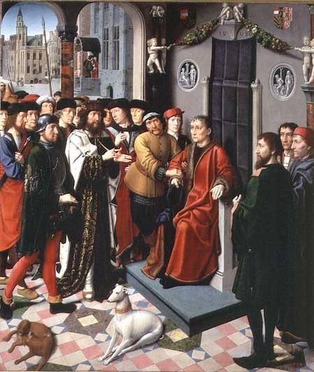 The Judgement of Cambyses, 1498  (one of two panels a Gerard David