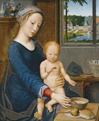 Madonna with the warm blancmange I a Gerard David