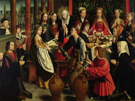 The Marriage Feast at Cana a Gerard David