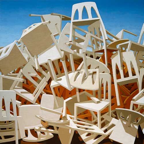 La solitude du peintre de chaises a Gerard Teichert