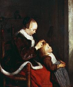 Mother worries a Gerard ter Borch or Terborch