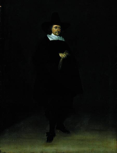 Portrait of Burgermeister Jan Roever (1610-61) a Gerard ter Borch or Terborch