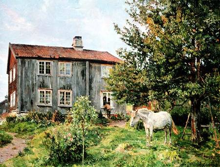 At the Farm a Gerhard Munthe