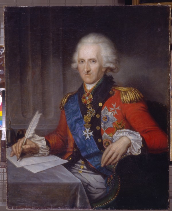 Portrait of the statesman and reformer Count Jacob Sievers (1731-1808) a Gerhard von Kügelgen