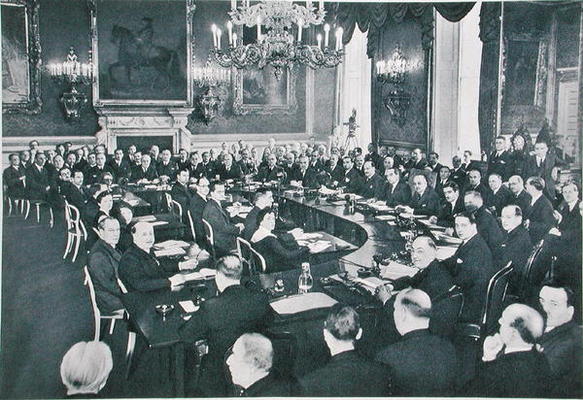 The St. James's Palace Conference, London, 19th March 1936, from 'Deutsche Gedenkhalle: Das Neue Deu a German Photographer, (20th century)