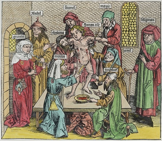 Circumcision, from ''Liber Chronicarum'' by Hartmann Schedel (1440-1514) a Scuola Tedesca