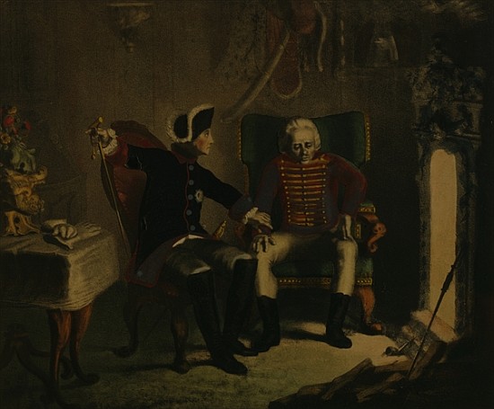 Frederick II and General von Ziethen a Scuola Tedesca