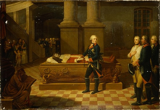 Frederick II in the Elector''s Crypt a Scuola Tedesca
