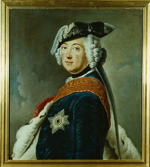 Frederick II the Great of Prussia a Scuola Tedesca