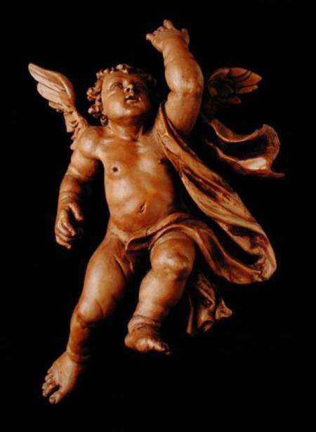 One of a pair of putti a Scuola Tedesca