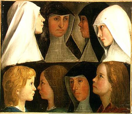 Study of Nuns and Applicants a Scuola Tedesca