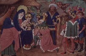 Codex 2772 f.13 The Adoration of the Magi