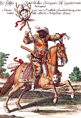 Harlequin on Horseback