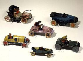 German toy cars, 1900-30 (tin)