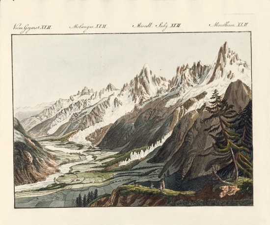 Alpen Glacier a German School, (19th century)