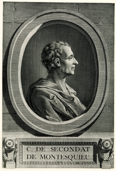 Charles de Secondat de Montesquieu a German School, (19th century)