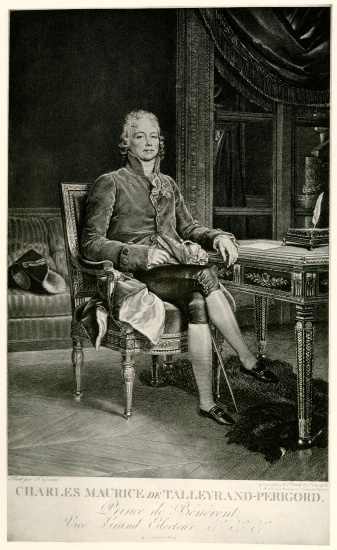 Charles Maurice Herzog von Talleyrand-Périgord a German School, (19th century)