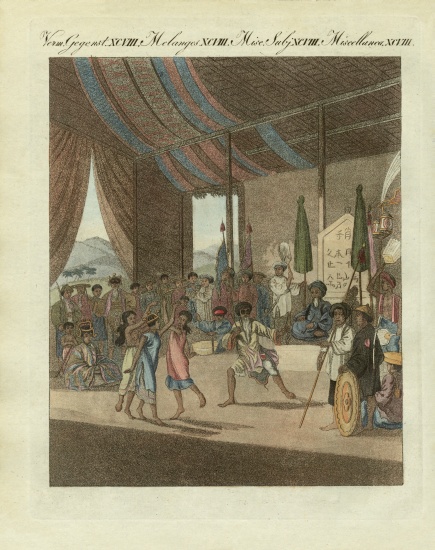 Cochin Chinese opera a German School, (19th century)