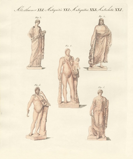 Divinities of the Greeks and Romans a German School, (19th century)
