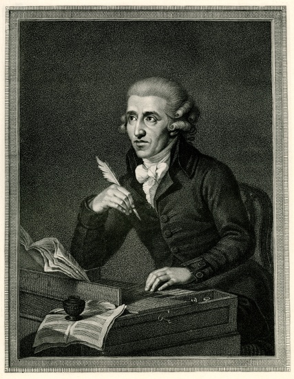 Franz Joseph Haydn a German School, (19th century)