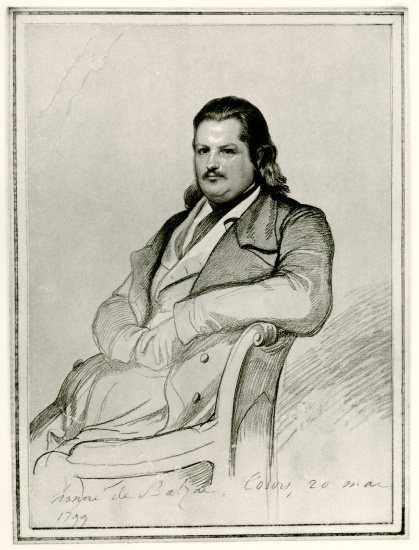 Honoré de Balzac a German School, (19th century)