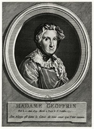 Marie Thèrése Geoffrin a German School, (19th century)