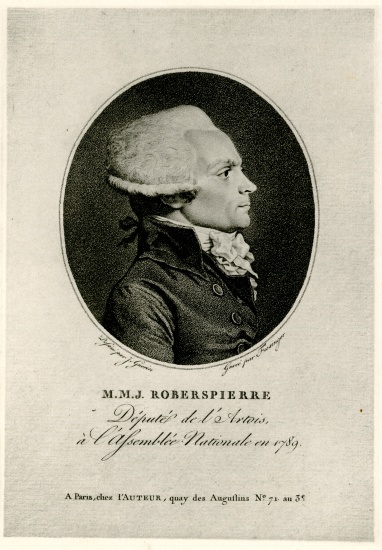 Maximilien Marie Isidore de Robespierre a German School, (19th century)