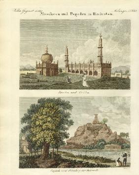 Mosques and pagodas in Hindustan
