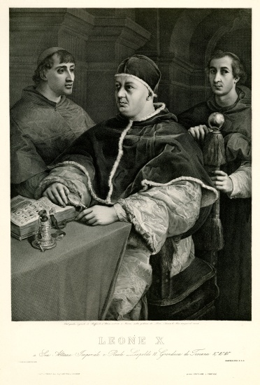 Papst Leo X. a German School, (19th century)