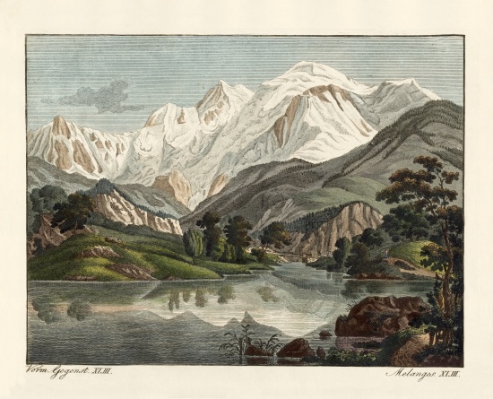 Snowy Mountains a German School, (19th century)