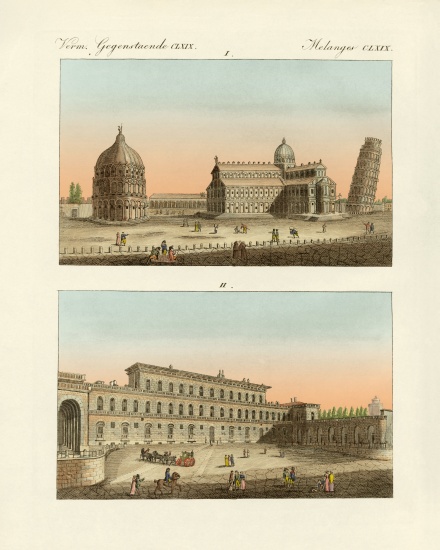 Strange buildings in Italy a German School, (19th century)