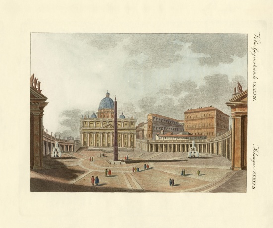 The St. Peter's Cathedral in Rome a German School, (19th century)
