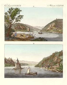 Picturesque views of the Rhine