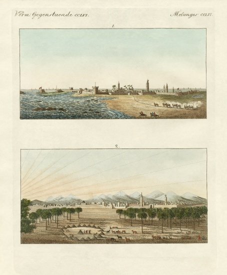 Views of Africa a German School, (19th century)