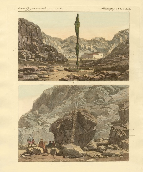 Views of Mount Sinai a German School, (19th century)