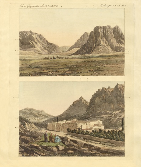 Way to Mount Sinai a German School, (19th century)