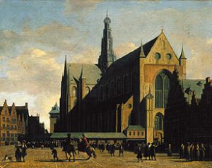 The Groote Kerk in Haarlem. a Gerrit Adriaensz Berckheyde