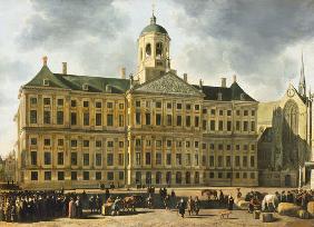 The city hall of Amsterdam.