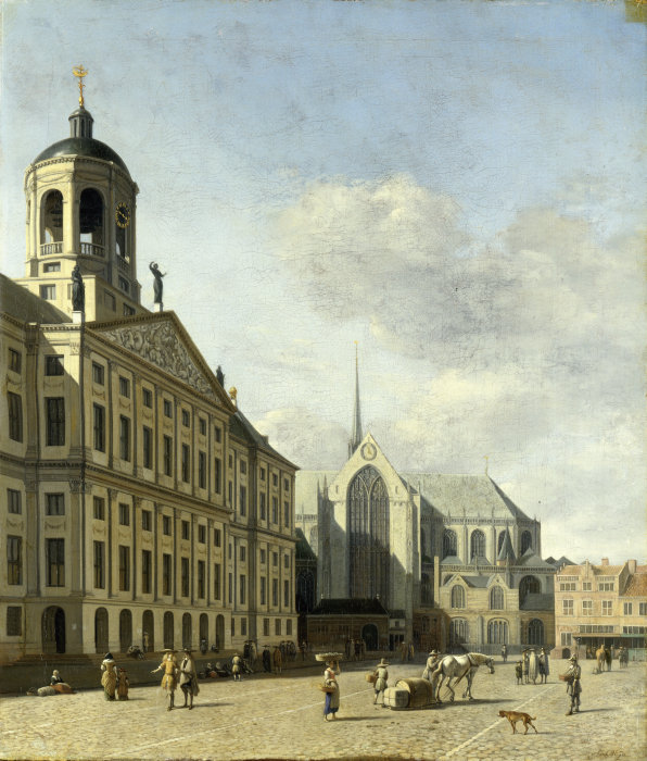 The Town Hall in Amsterdam a Gerrit Adriaensz. Berckheyde