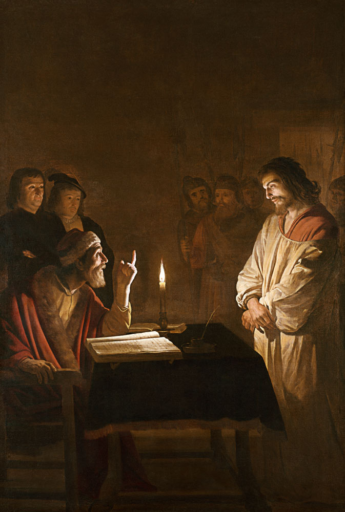 Christ before the High Priest a Gerrit van Honthorst