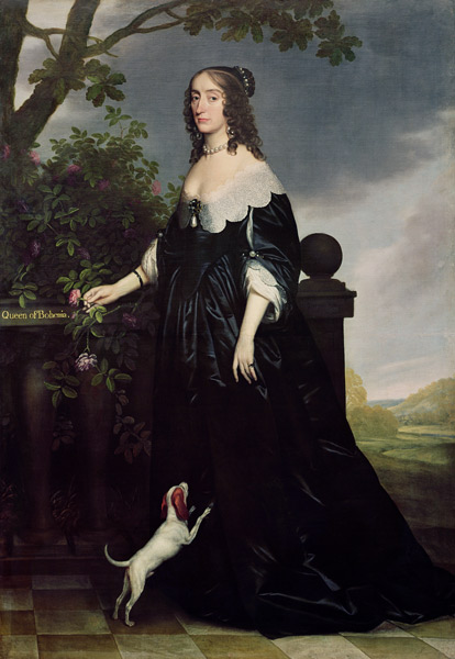 Elizabeth Stuart (1596-1662), Queen of Bohemia a Gerrit van Honthorst