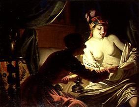 Happy flea hunting in the candlelight a Gerrit van Honthorst