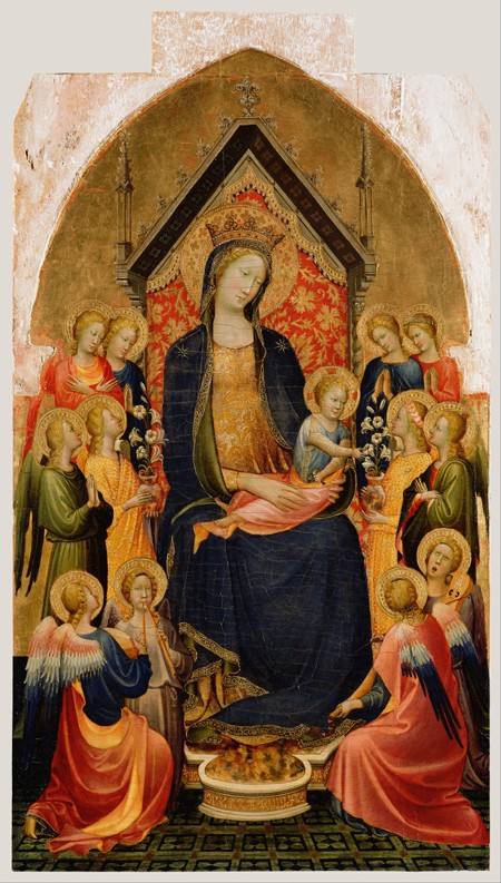 Madonna and Child with Musical Angels a Gherardo Starnina