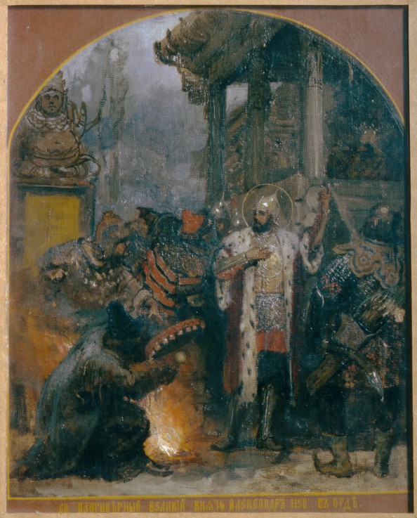 Alexander Nevsky at the Golden Horde a G.I. Semiradski
