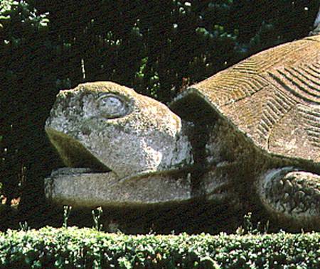 The Giant Tortoise, from the Parco dei Mostri (Monster Park) gardens laid out between 1550-63 by the a Giacomo Borozzi  da Vignola