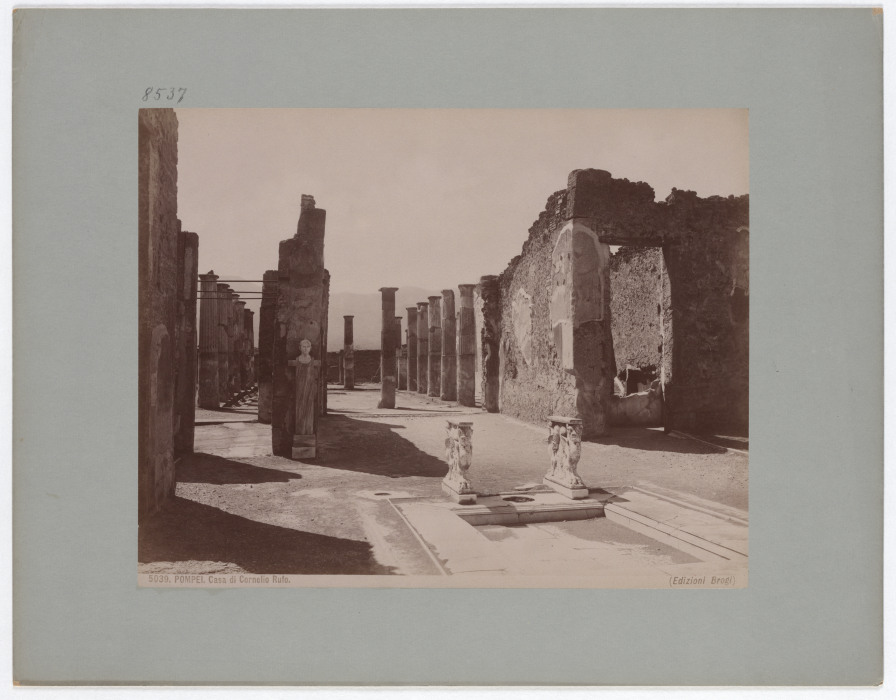 Pompeii: House of Cornelius Rufus, No. 5039 a Giacomo Brogi