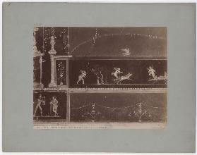 Pompeii: Domus Vettiorum, Chariot Lovers Race, triclinium decoration, No. 11241